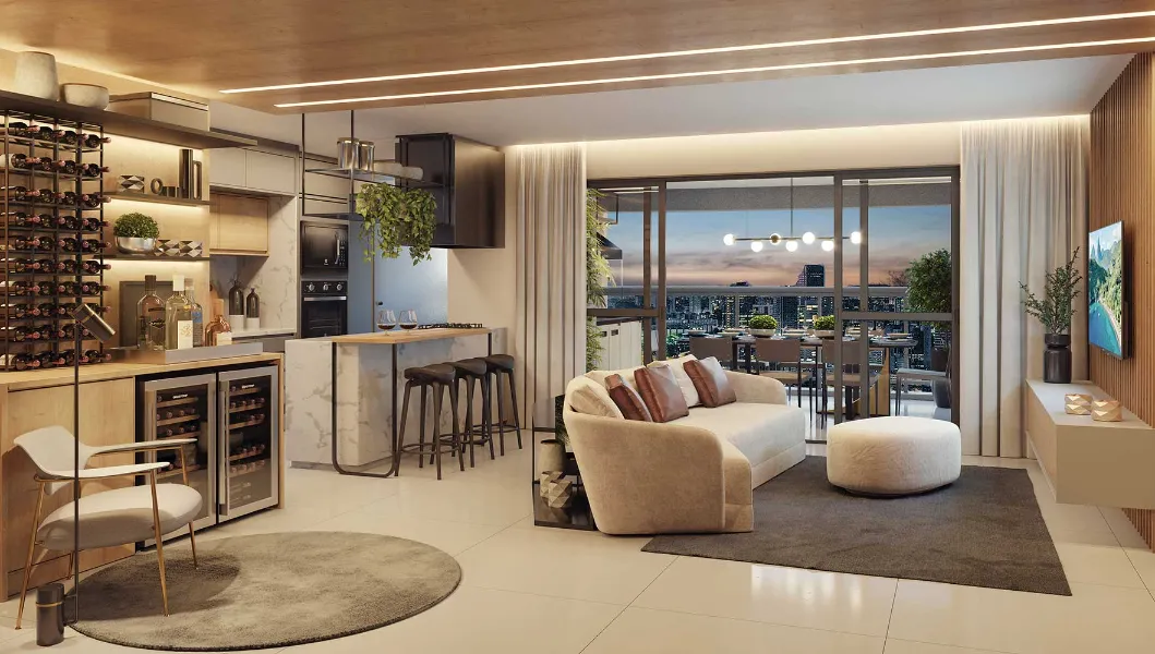 Living Apartamento 107m²