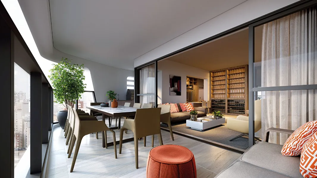 Living Terraço 134m²